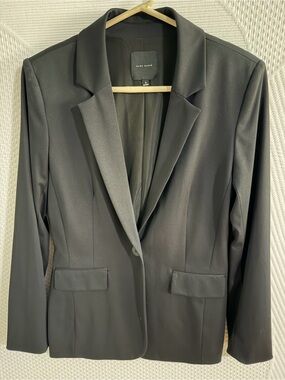 Alex Marie Black Single-Button Women's Blazer